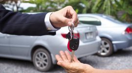 Agency sent car keys to tenants for travel purposes. Buy and sell car insurance